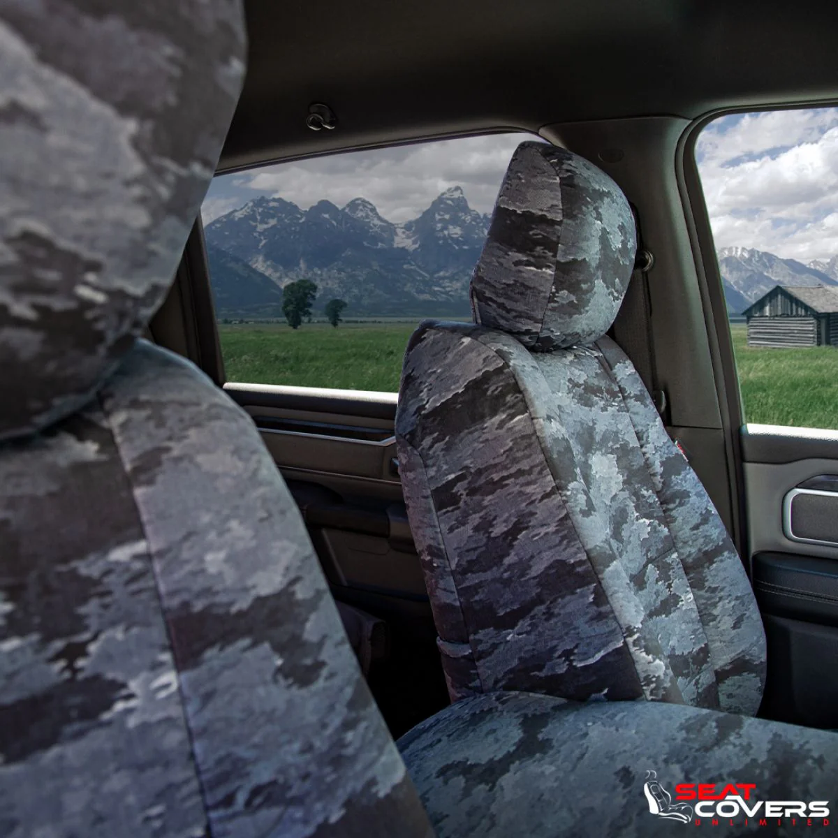 A-Tacs Camouflage Custom Seat Covers - Image 2