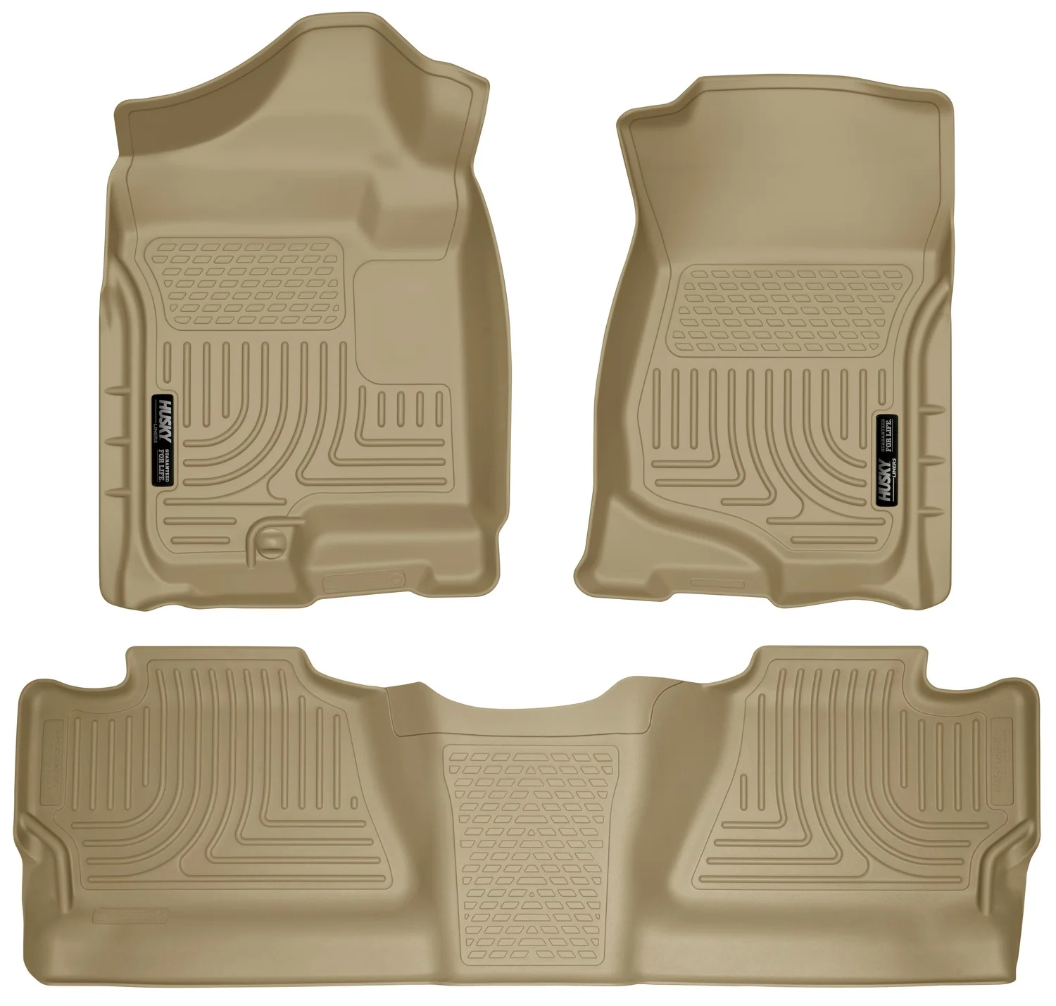 Husky Liners Front & 2nd Seat Floor Liners (Footwell Coverage) – HL-01