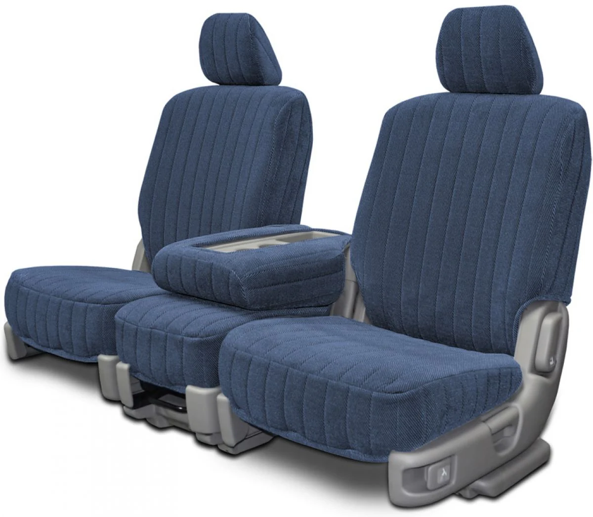 Madrid Custom Seat Covers - Blue - Front Seat