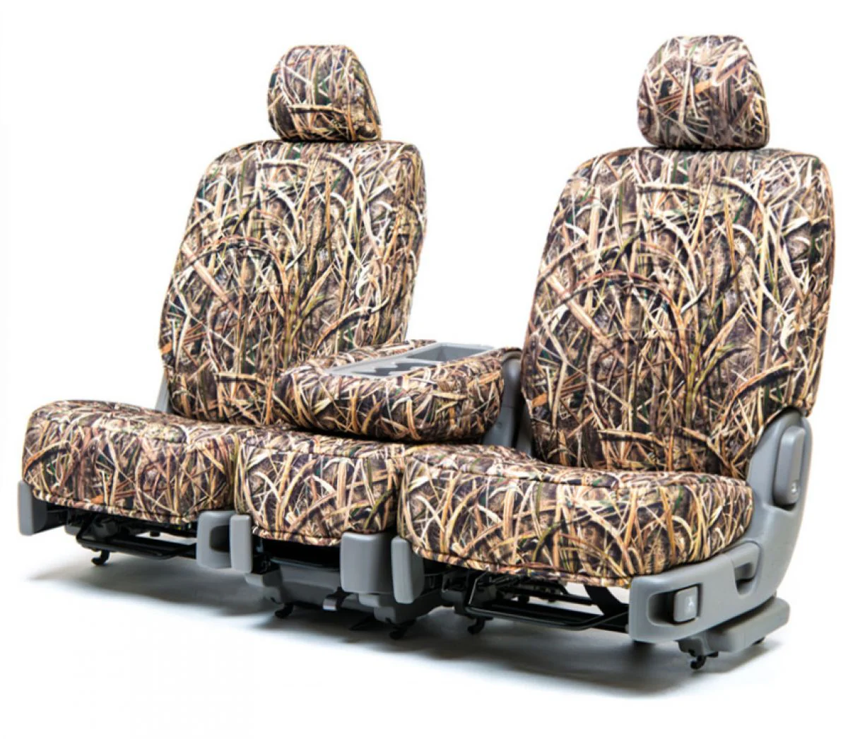 Mossy Oak Camouflage Custom Seat Covers - Shadow Grass Blades - Front Seat