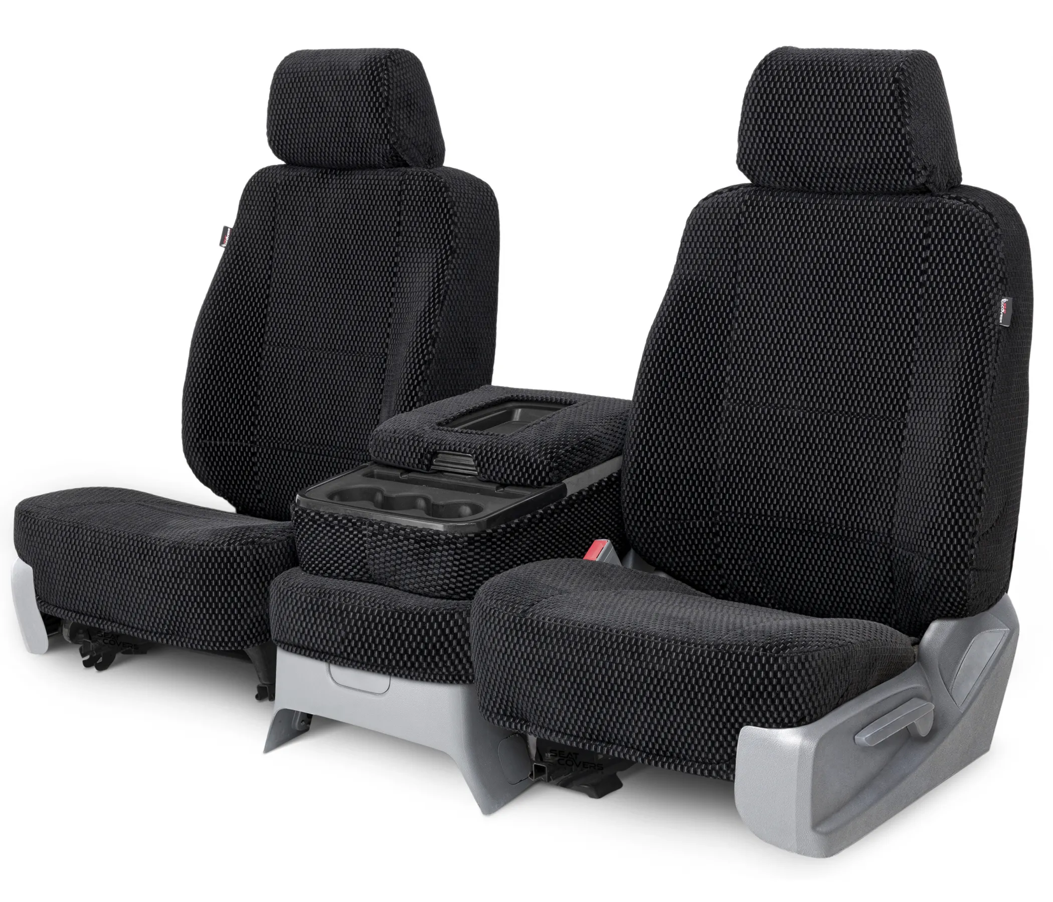 Scottsdale Custom Seat Covers - Black (No Flecks) - Front Seat