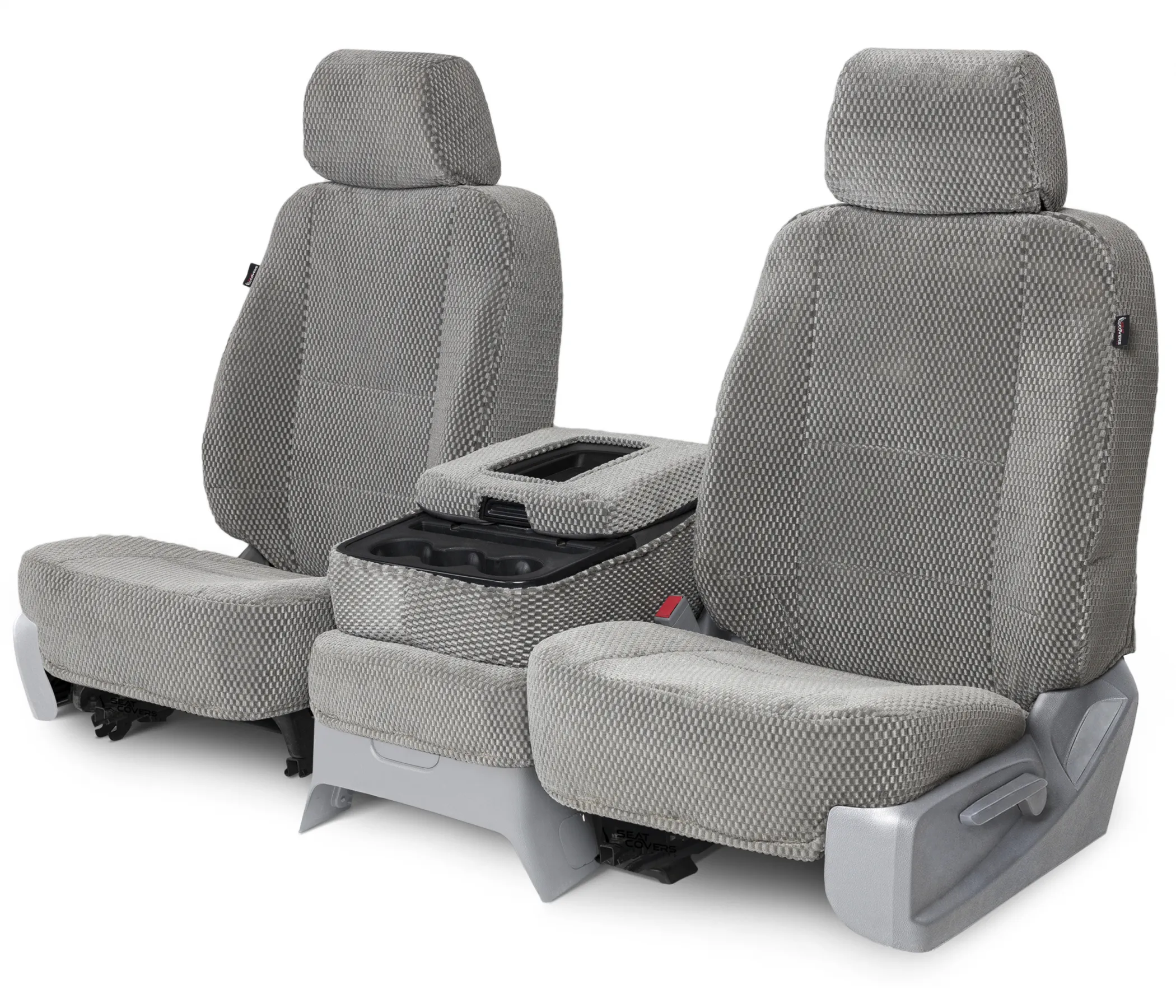 Scottsdale Custom Seat Covers - Silver (No Flecks) - Front Seat
