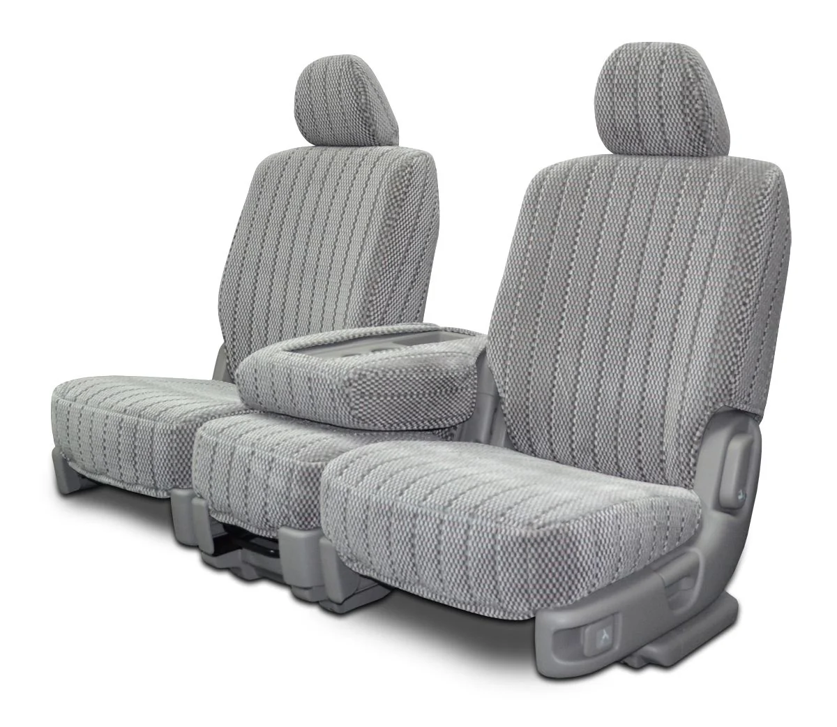 Scottsdale Custom Seat Covers - Silver - Front Seat