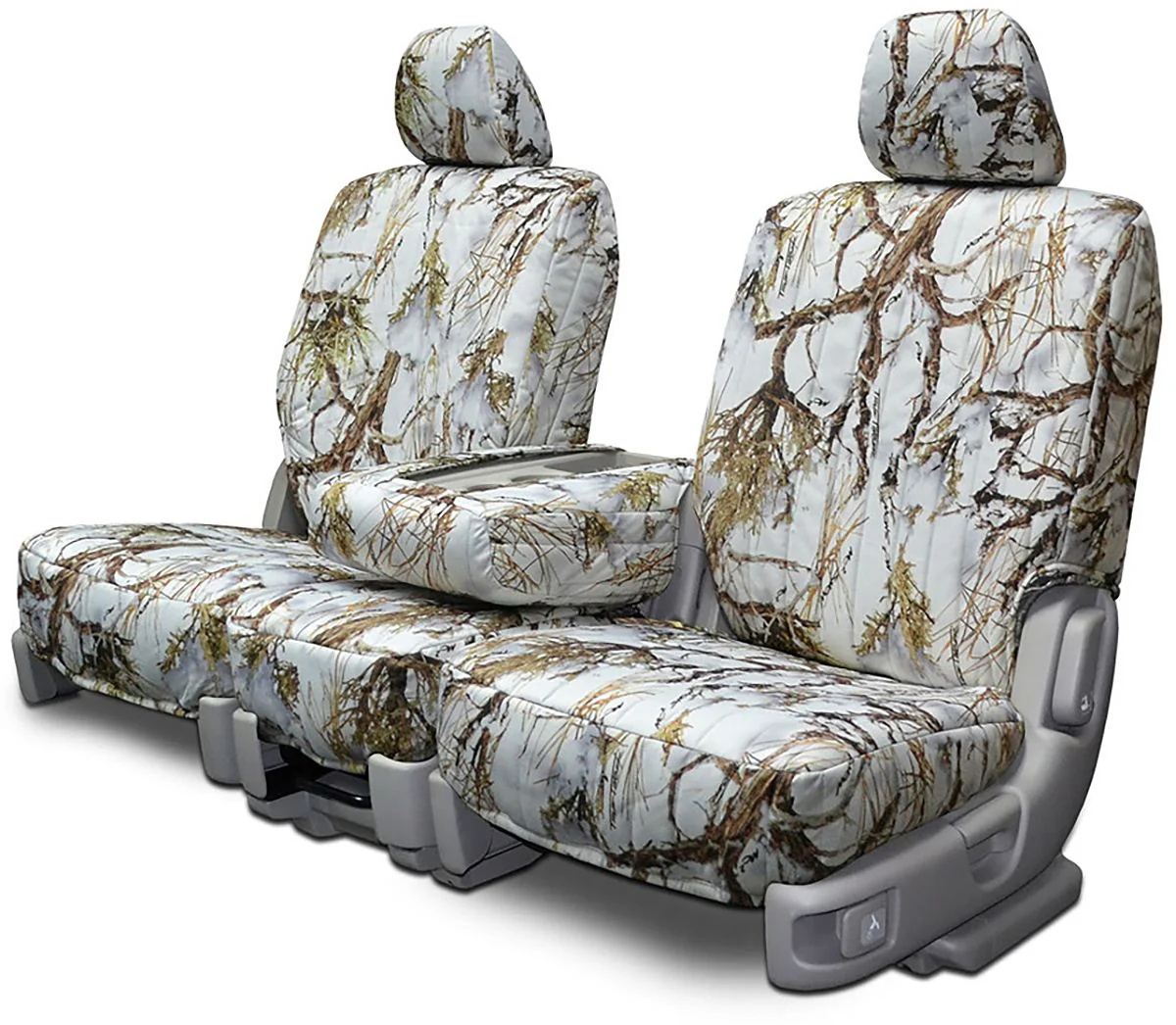 True Timber Camouflage Custom Seat Covers - MC2 Snow - Front Seat