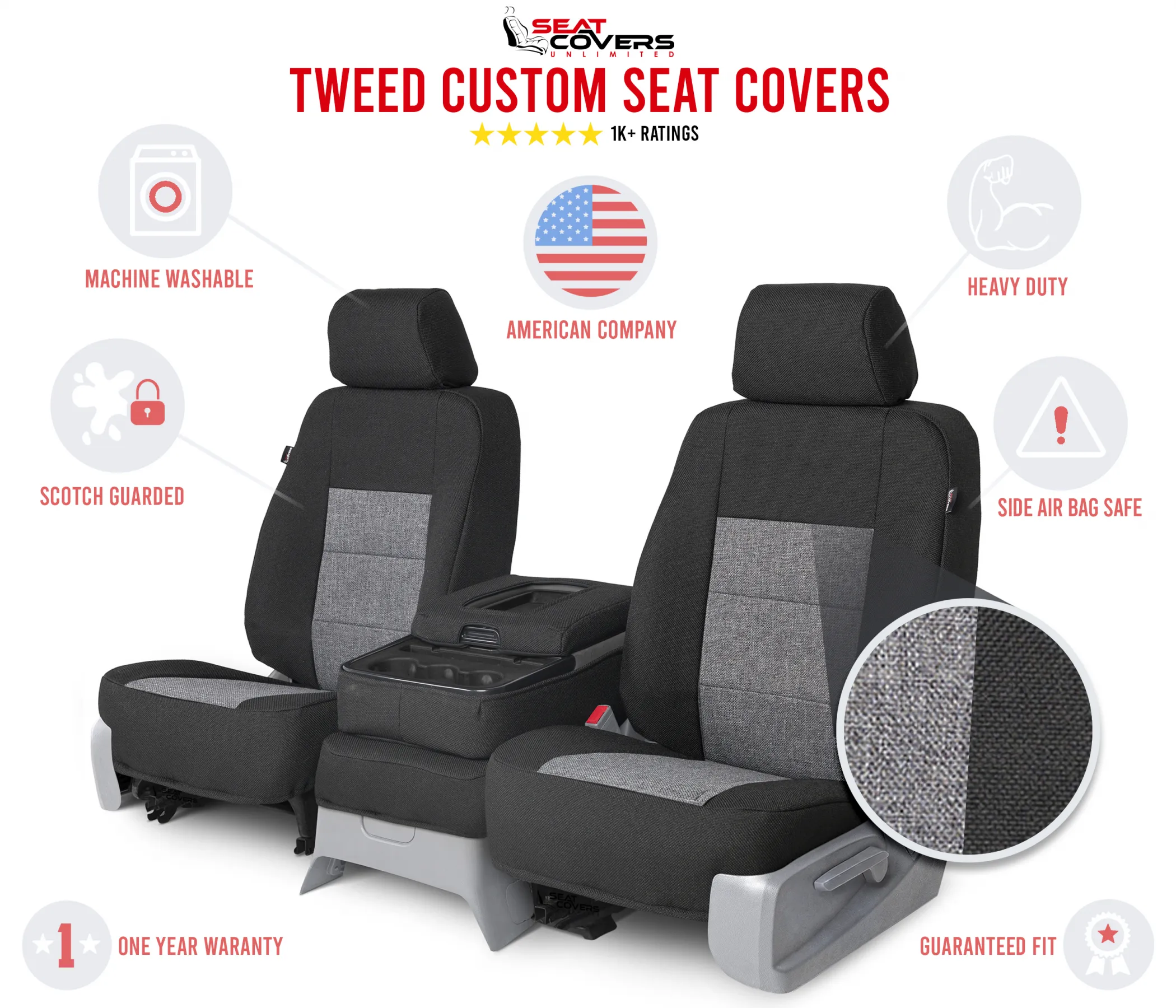 Tweed Custom Seat Covers - Image 8