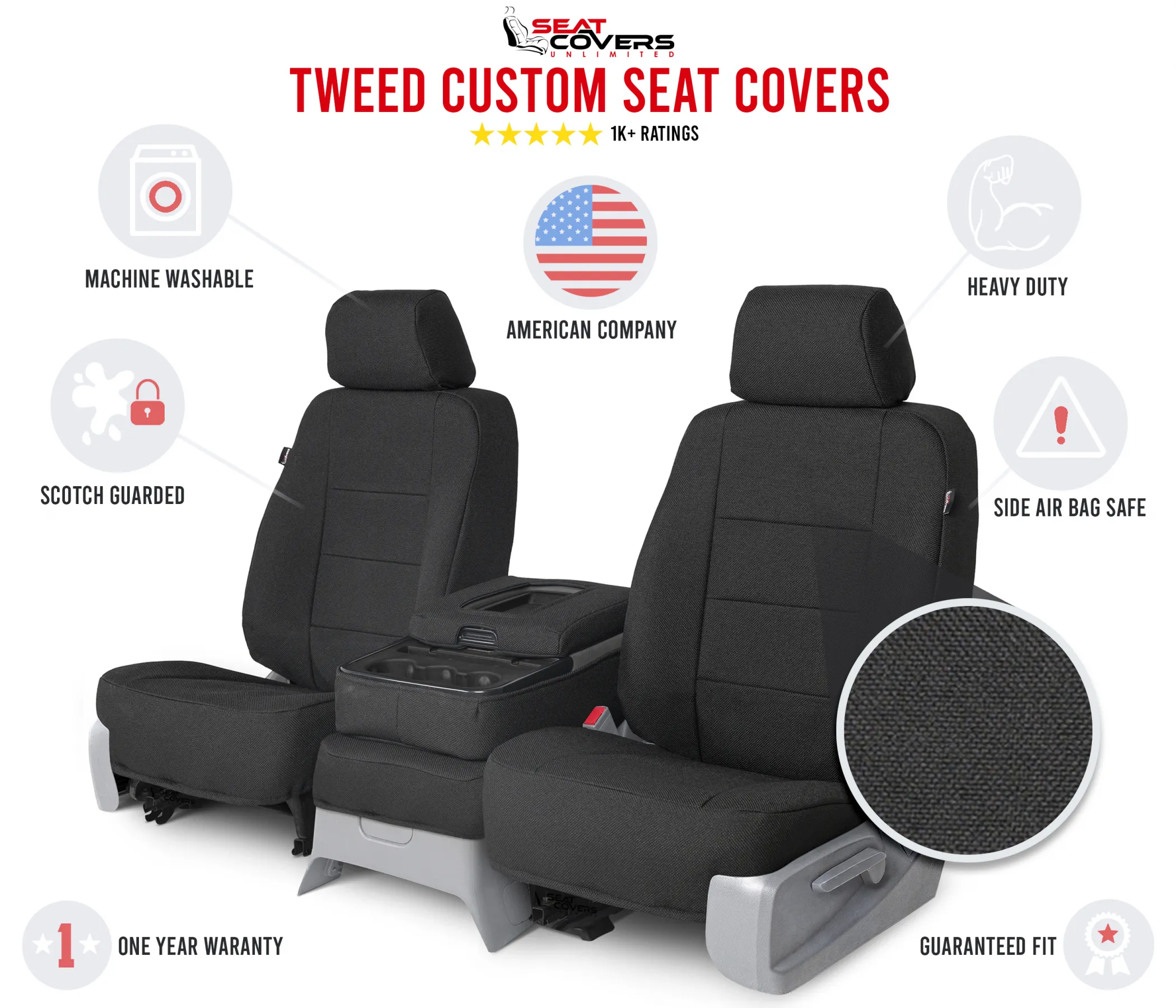 Tweed Custom Seat Covers - Image 9